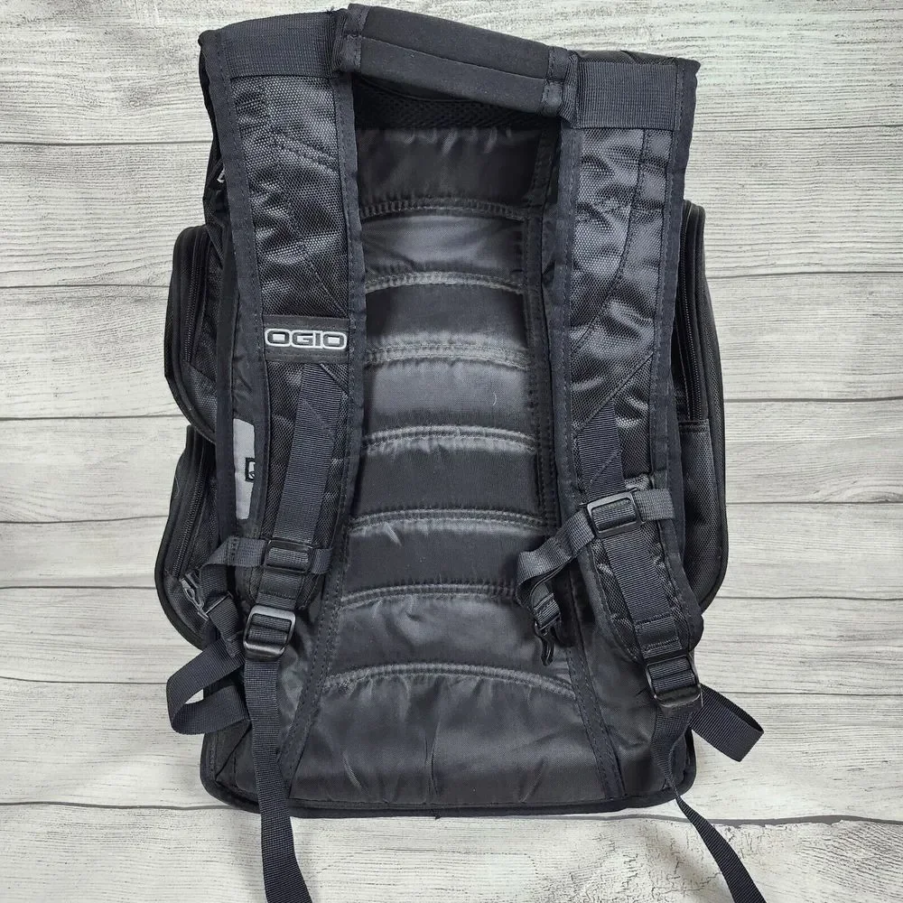 OGIO Bounty Hunter Ruck 20 Laptop Backpack Audio & Lots Pockets Black ABB Logo